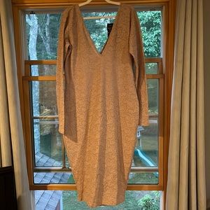 Rebdolls size 2X nude midi dress